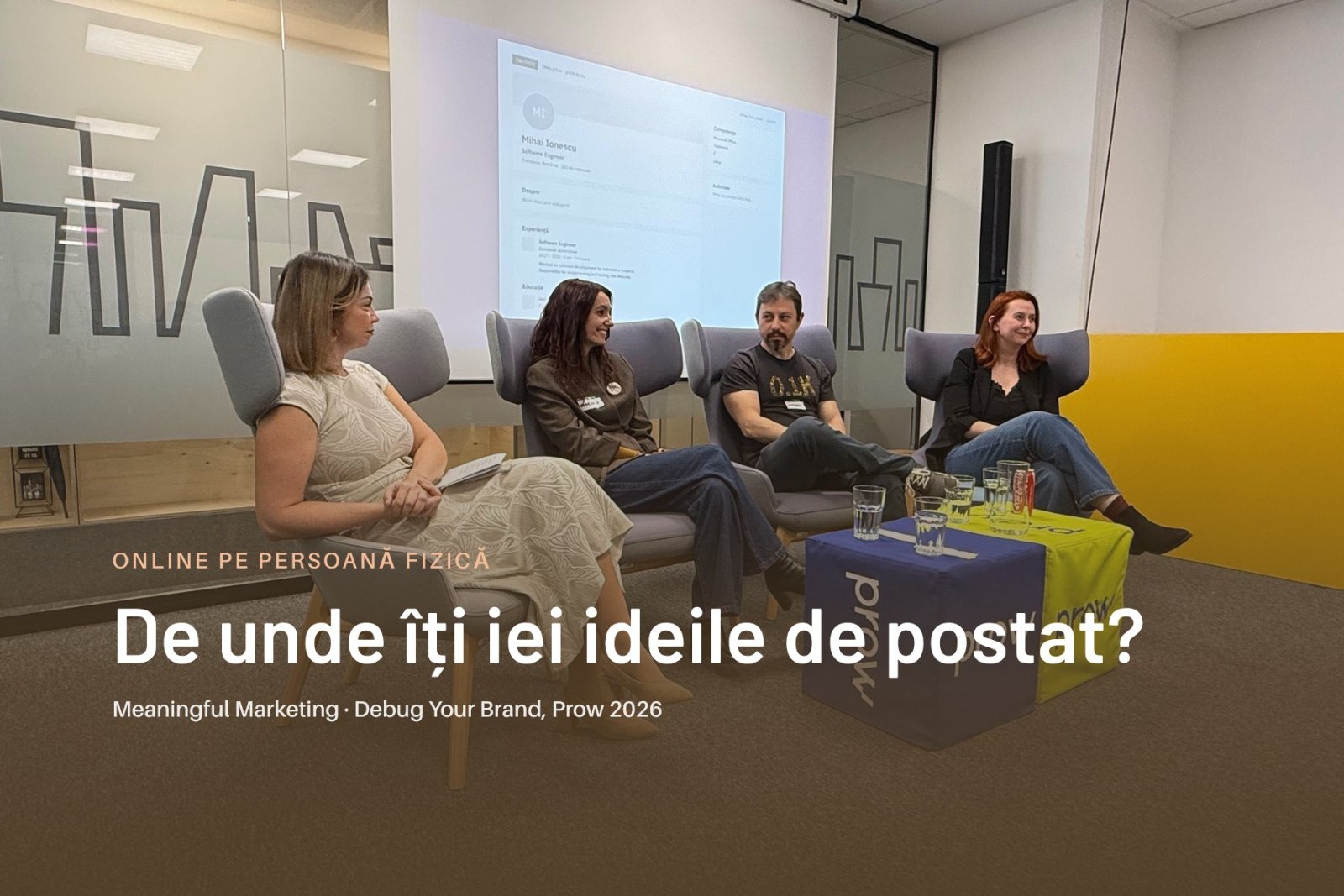 Online pe persoană fizică: De unde îți iei ideile de postat?